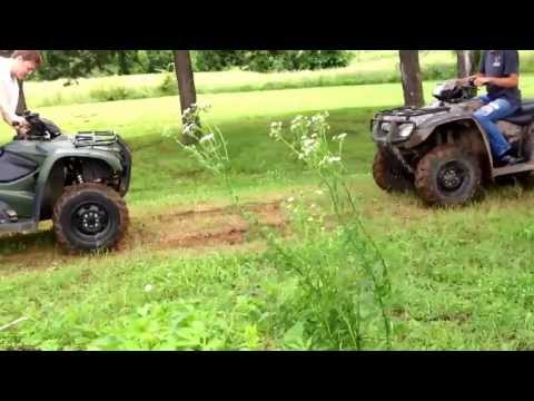 push-off!-2012-honda-rancher-420-vs-2008-honda-foreman-500