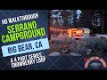 Camping serrano big bear campground review and walkthrough with site numbers