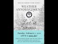 Htsd weather announcement  2221