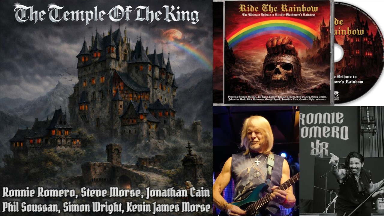 Rainbow cover 'The Temple Of The King' drops w/ MORSE, CAIN, WRIGHT, RONNIE ROMERO off Tribute album adlı videoyu YouTube'da izle Rainbow cover 'The Temple Of The King' drops w/ MORSE, CAIN, WRIGHT, RONNIE ROMERO off Tribute album adlı videoyu YouTube'da izle
