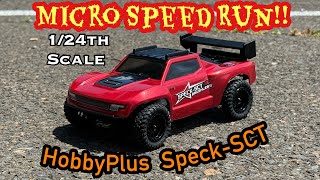 Making the Fastest 1/24 Scale RC!!  #speedrun #microspeedrun #rccar #specksct #speckb