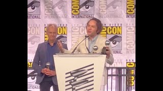 Austin English accepting Eisner Award for Best Comics Journalism, 7/26/2024