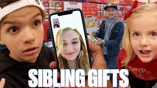 CHRISTMAS PRESENTS SHOPPING HAUL | BUY ANYTHING FOR SIBLINGS WITHOUT GETTING CAUGHT | SIBLING GIFTS