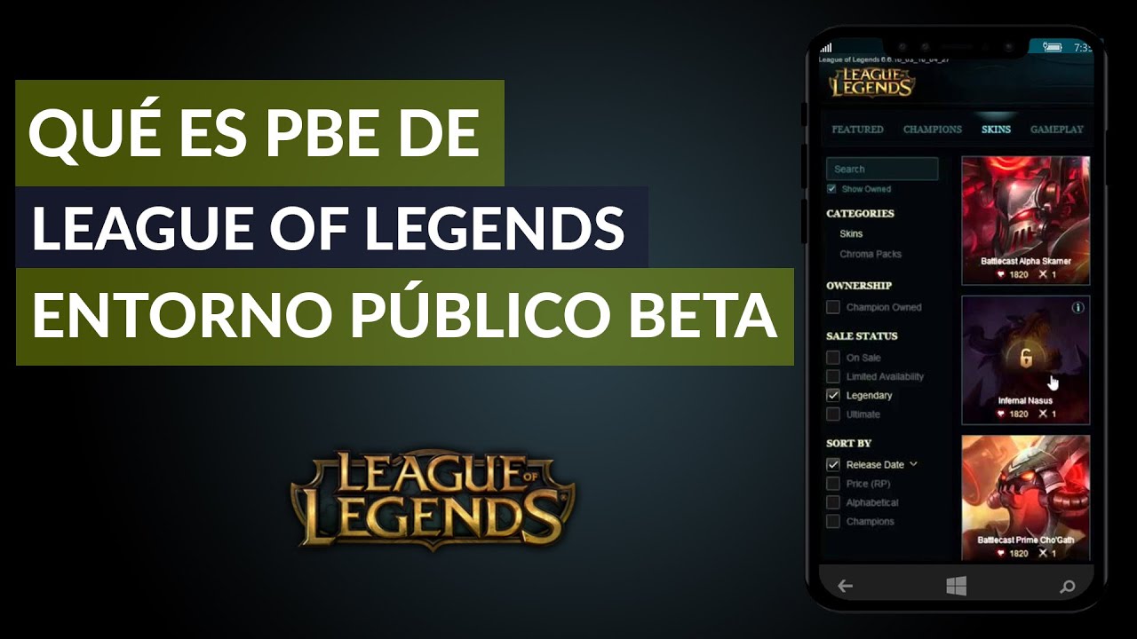 ¿Qué es el PBE de League of Legends? Entorno Público Beta en LoL YouTube