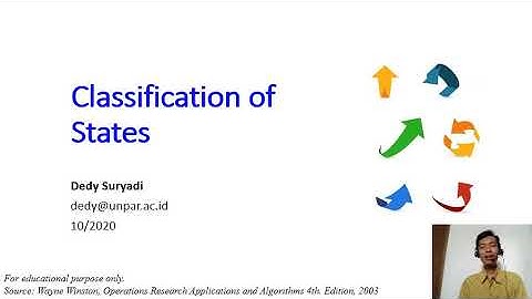 OR3 Week5.4 Classification of States in Markov Chains