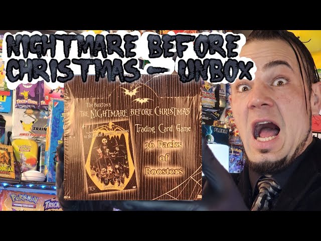NIGHTMARE BEFORE CHRISTMAS - Neca Cards Base Set Booster Box - PART 1 -  YouTube