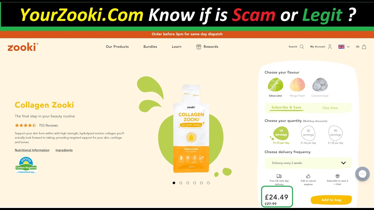 Zooki Collagen ! Zooki Collagen Reviews ! YourZooki Com Reviews ! YourZooki.Com is Scam or Legit ?