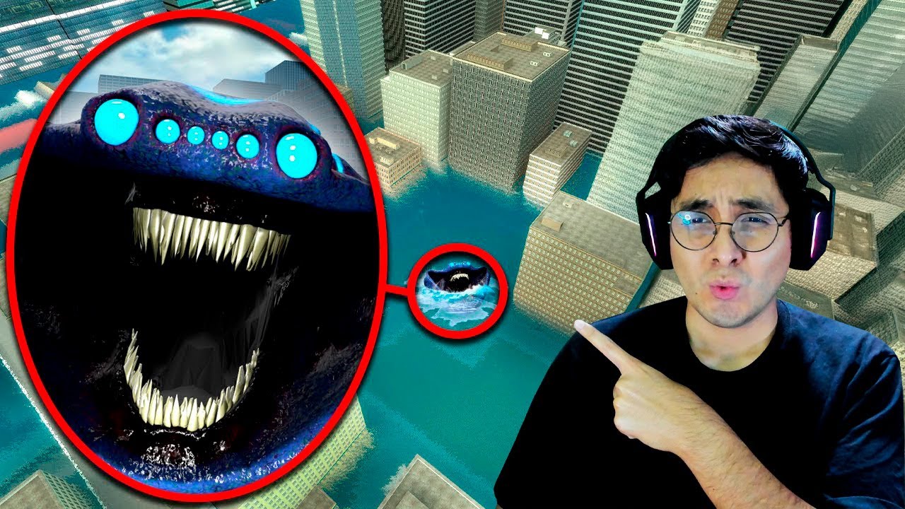 Un DRON capta a EL GRAN MAJA en la CIUDAD INUNDADA