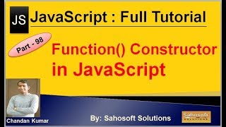 Function() Constructor in JavaScript |  JavaScript Full Tutorial in Hindi