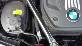 BMW　オイル漏れ目視点検　F10