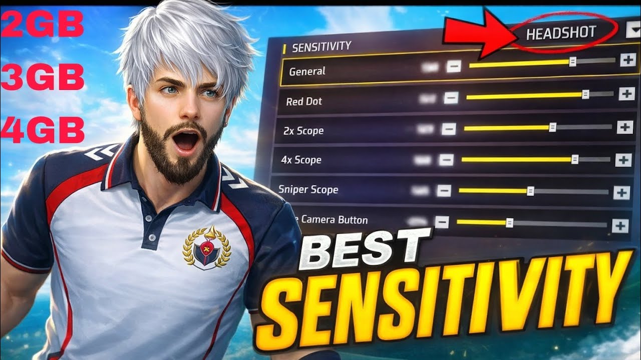 Free Fire Pro Setting [ Secret ] Sensitivity + Fire Button Size | New Headshot Setting ~ 