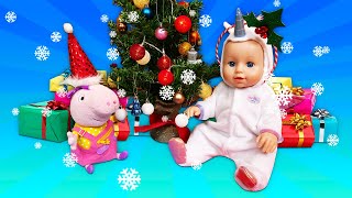 Peppa Wutz und die Baby Born Puppe - Weihnachten steht vor der Tür