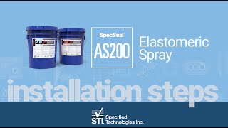 AS200 Elastomeric Spray Installation