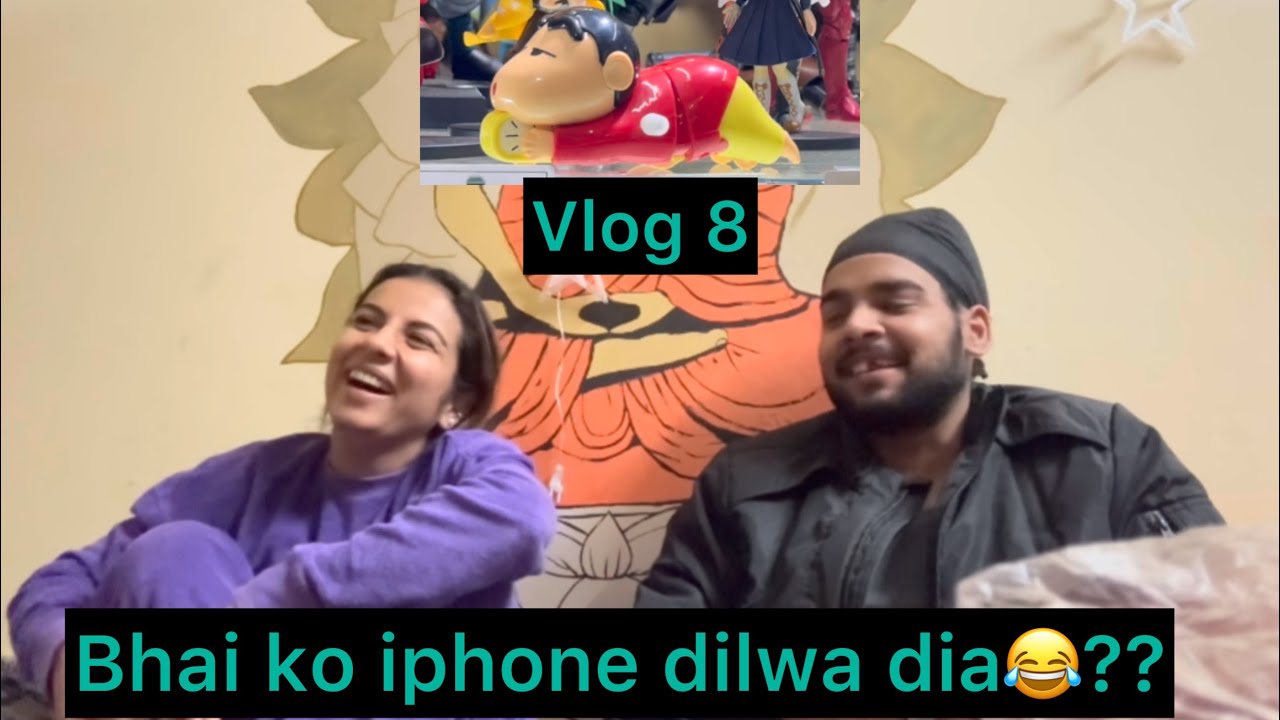 Bhai ko iphone dilwana hai yaar 😂pagal hai yaar ye #famous #vlog #vlogger #bhai #iphone #sister 
