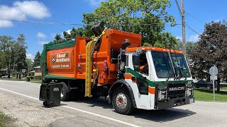 Brand New Flood Brothers Mack Lr Mcneilus Zr Garbage Truck