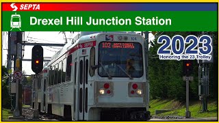 SEPTA Trolleys At Drexel Hill Junction Station In 2023 by DashTransit 2,230 views 11 months ago 7 minutes, 37 seconds