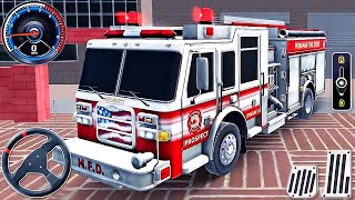 fire Truck Rescue Simulator 3D 911 Emergency Real Heroes I'M' fireman Simulator Android Gameplay screenshot 4