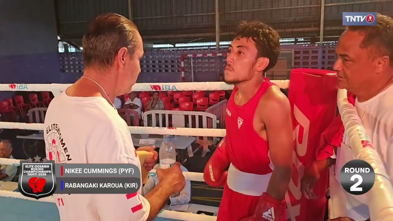 Nikee Cummings Gobrait (PYF) vs Rabangaki Karoua (KIR) - Elite Oceania Boxing Championships 2025