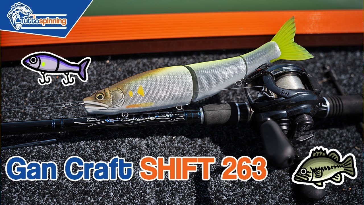 GAN CRAFT SHIFT 263 🎣 la nuova SWIMBAIT da BIG BASS