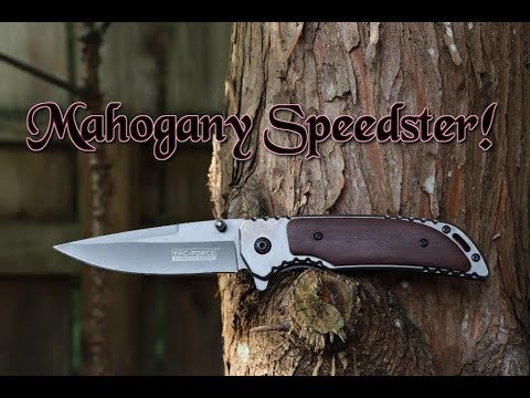 Tac Force Speedster Mahogany Pocket Knife  TF-888