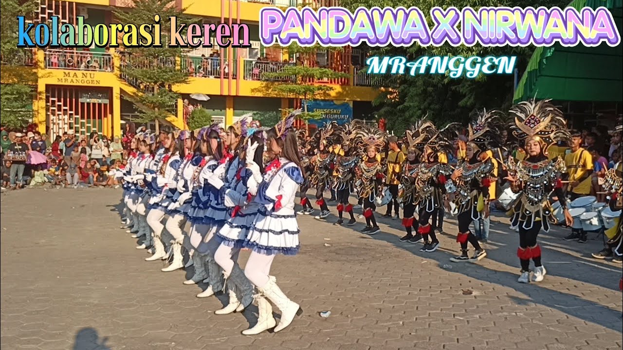 HEBOH ❗ spesial moment Pandawa featuring Nirwana drumband   live Mts Ma NU MRANGGEN