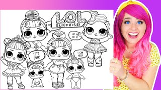 Coloring L O L Surprise Coloring Pages LOL Surprise Dolls Characters Coloring s