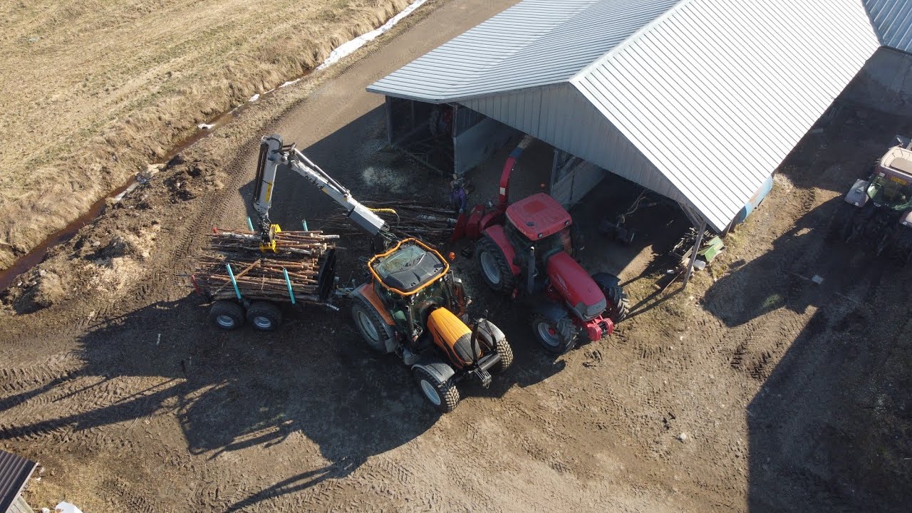 Haketusta/wood chipping //Suomalaista energiaa//