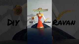 How to make Ravan#shorts#easy Ravan craft#paper ravan#dussehra#ravan#diy#craft# ghar pe Ravan banaye