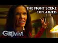 Bitsie Tulloch Explains The Iconic Juliette VS Adalind Fight | Grimm