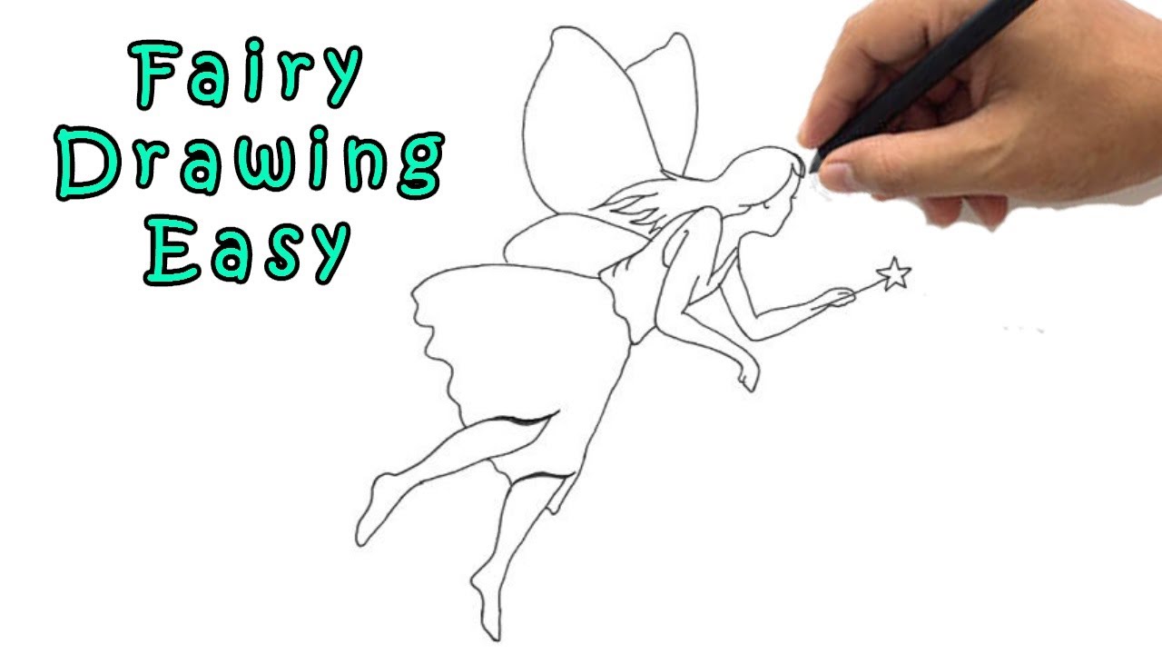 How To Draw A Cute Fairy  YouTube