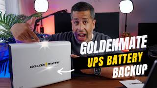 800W UPS Battery Backup by GoldenMate - Highly Recommend!