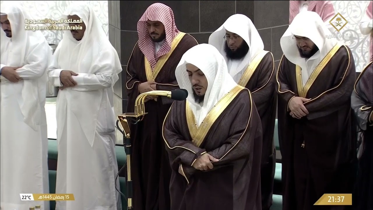 صلاة التراويح للشيخ الوليد الشمسان ليلة 16 رمضان 1445هـ - التسليمة الثالثة و الرابعة