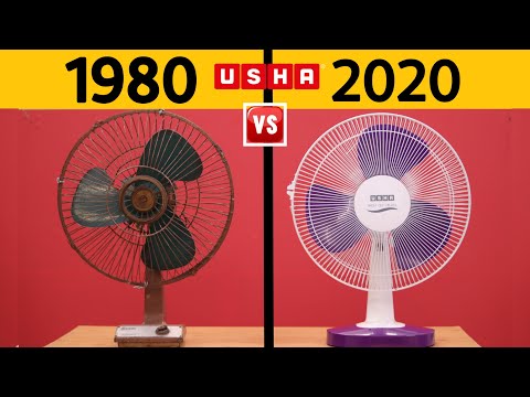 1980 Table Fan Vs 2020 Table Fan !! Electricity Consumption By 40 Year Old USHA Fan Vs New Usha