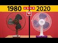 1980 Table Fan Vs 2020 Table Fan !! Electricity Consumption By 40 Year Old USHA Fan Vs New Usha Fan