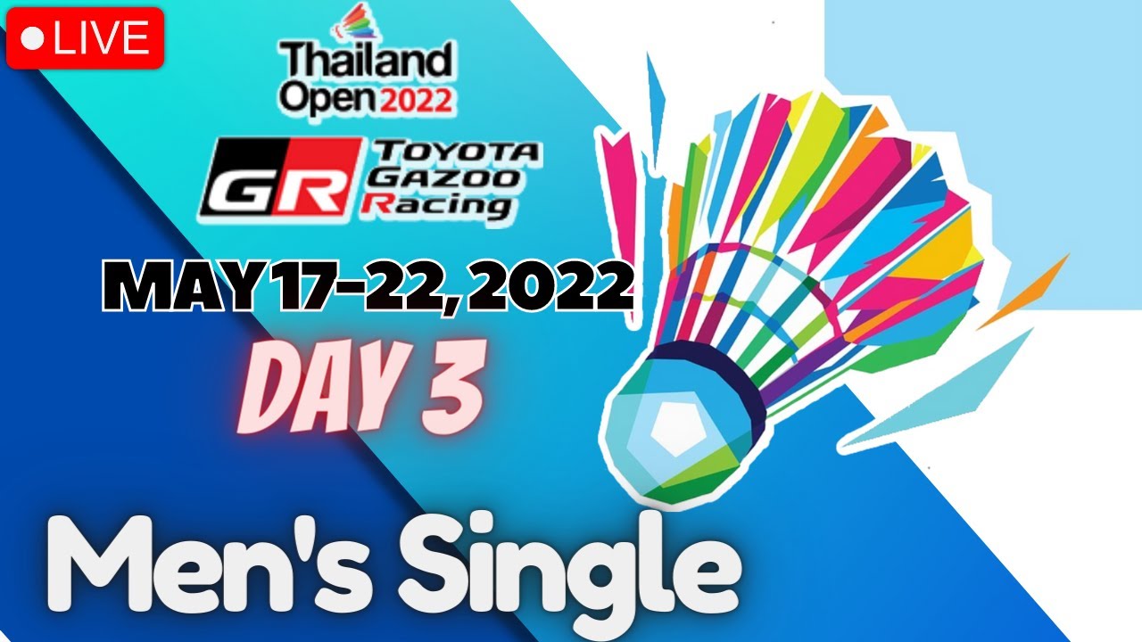 🔴 LIVE Score Tommy SUGIARTO (INA) Vs LI She Feng (CHN) TOYOTA Thailand Open 2022 Day-3