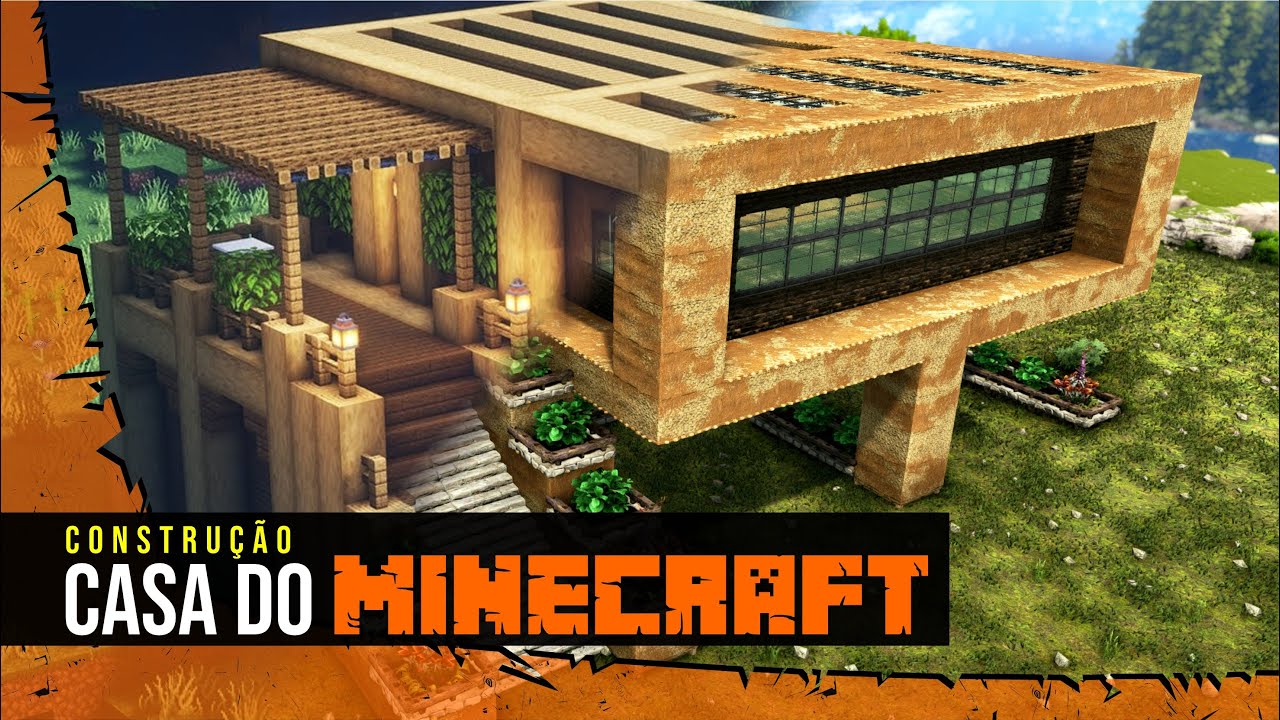 Casa do MINECRAFT no ARK - Como fazer uma Casa de ADOBE e MADEIRA - YouTube