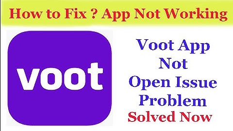 Fix "Voot" App Not Working / App Not Opening Problem Solved Android & Ios | AllTechapple