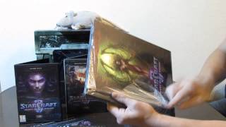 Распаковка StarCraft 2 Heart of the Swarm Collectors Edition