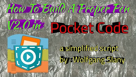 Pocket Code | build a proper pen v2.0