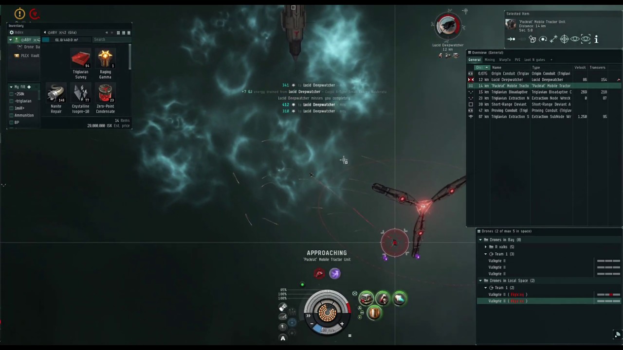 Eve online. Drifter charges moving strangely in abyssal space. YouTube