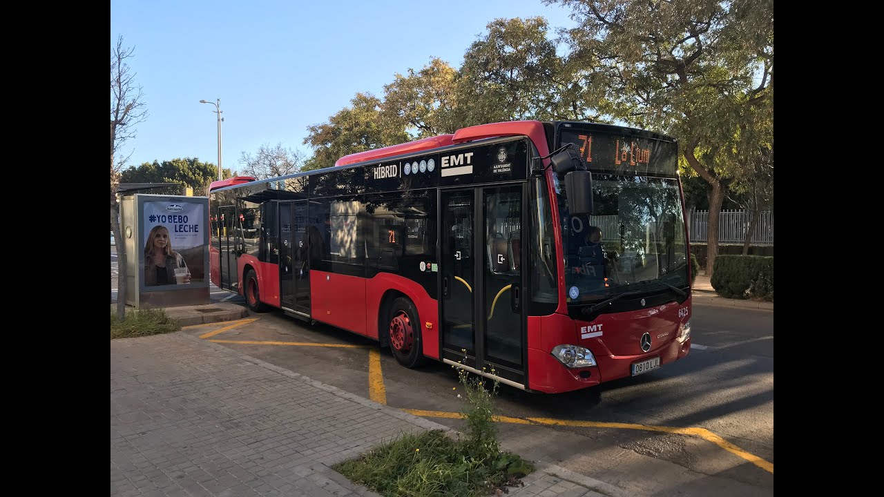 EMT Valencia Route 71 Universitats to La Llum (Original Video)