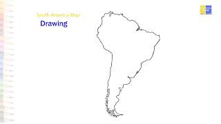 South America map outline drawing Outlinedrawings JanaG How to draw outline map of South America