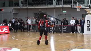 CUE7 Robot SLAMS First Official Slamdunk (No Edit)