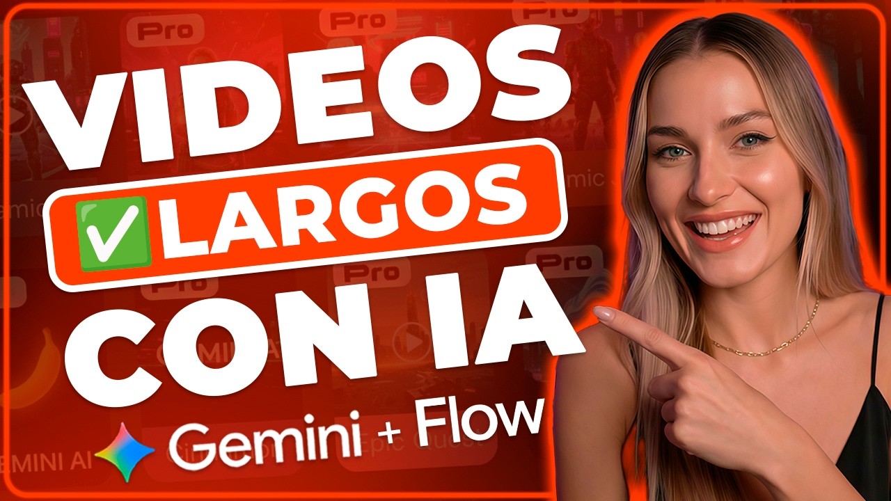🔥 Crea Videos Largos con IA usando Gemini + Flow (🚨 Método Actualizado)