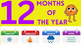 12 Months of the Year with lyrics and Actions - Preschool Learning Song - Sing and Dance Along