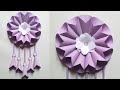 Ide Kreatif Hiasan Dinding dari Kertas Origami | Paper Flower Wall Hanging | Paper Craft Ideas