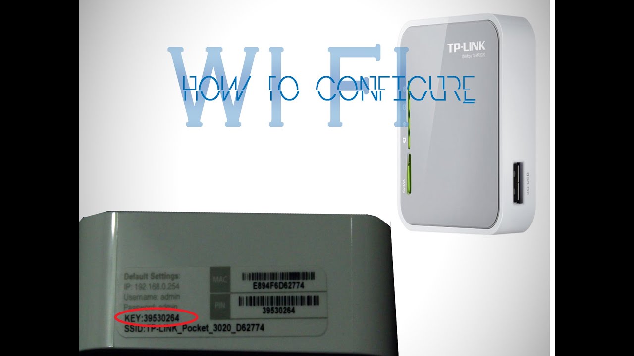 How to configure wi fi router