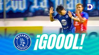 ¡Gol de Jefryn Macías! 82 minutos Motagua reduce la ventaja 2-3 ante Lobos UPNFM en la jornada 9