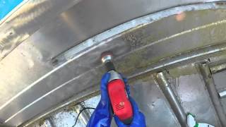 Contact cement removal