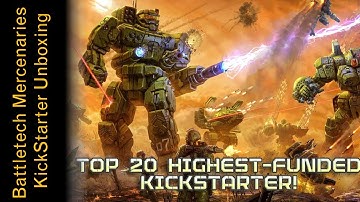 Battletech Mercenaries Kickstarter Unboxing - The Loot ARRIVES!